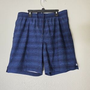 Speedo Mens Swim/Running Shorts Blue Medium Lined Quick Dry Detail Front /Back